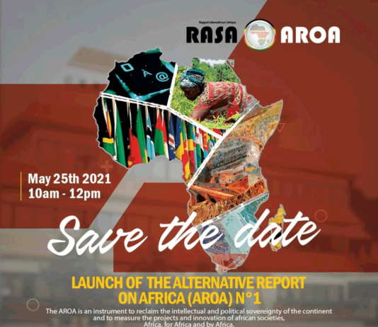 « The AROA N°1 is about sovereignty in Africa You are invited to its launch, sheduled for May 25, 2021 » Cherif Salif SY