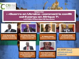 Colloque l’Afrique et la guerre en Ukraine
